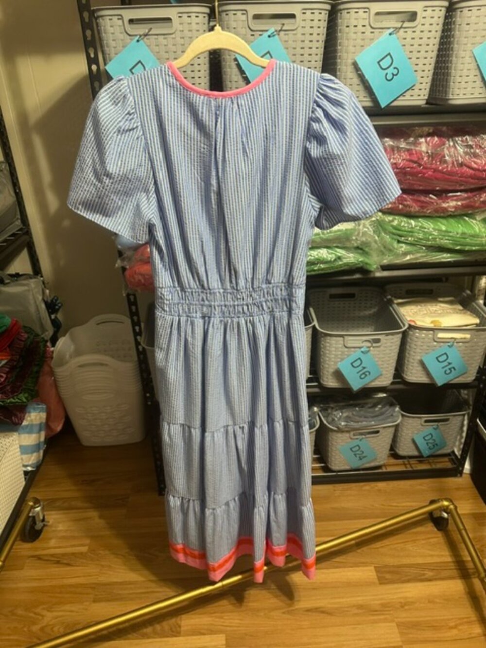 THML Striped Textured Maxi Dress - Picture 9 of 9